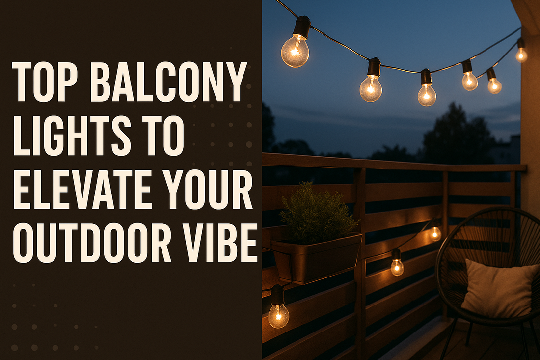 Top Balcony Lights to Elevate Your Outdoor Vibe