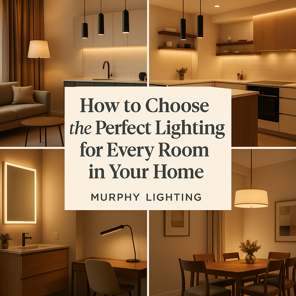 How to Choose the Perfect Lighting for Every Room in Your Home