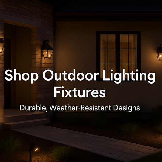 Shop Outdoor Lighting Fixtures – Durable, Weather-Resistant Designs