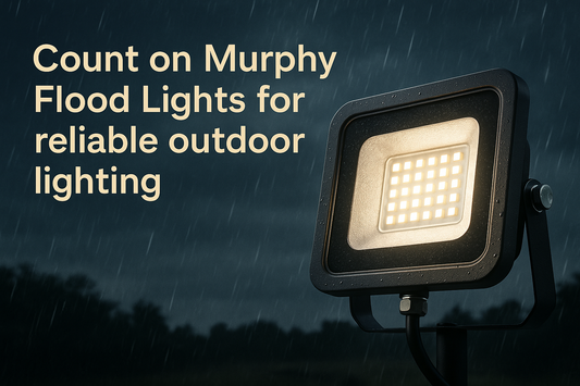 Light Up Any Weather with Murphy’s Waterproof Flood Lights – Built to Shine, Rain or Shine