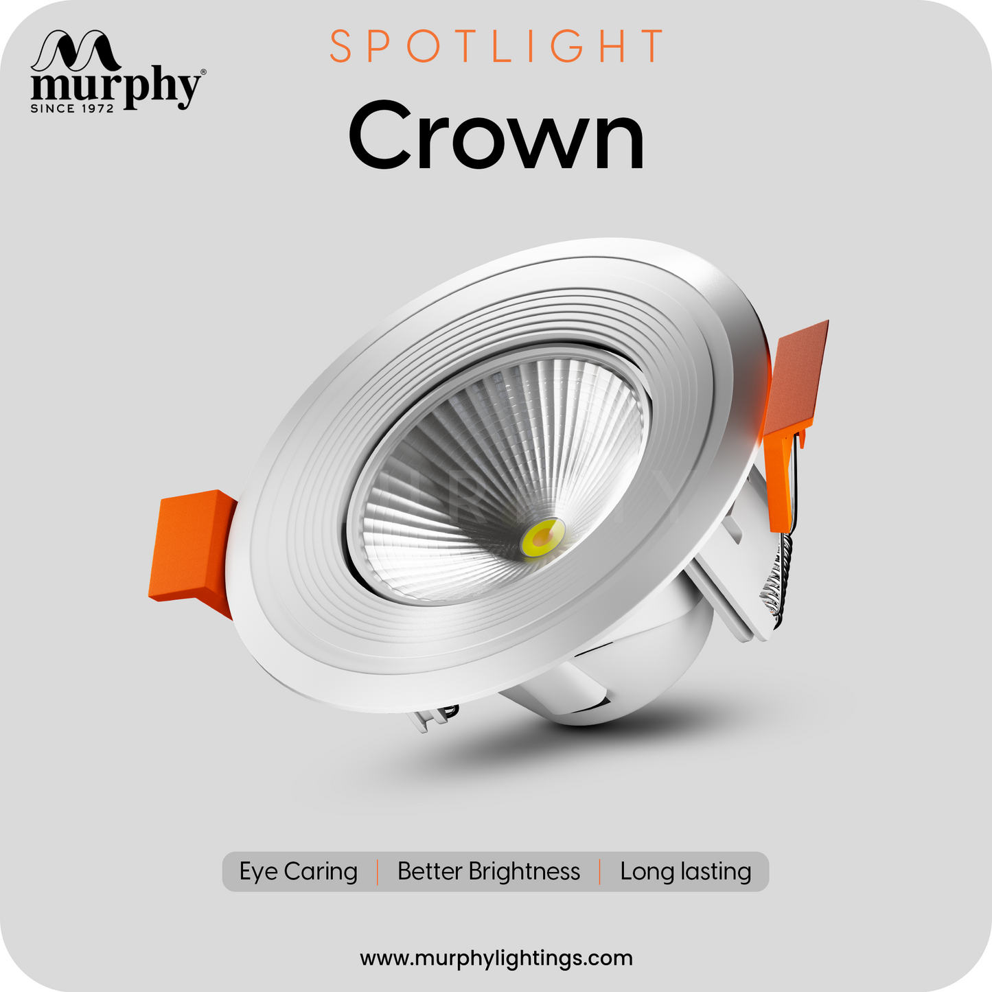 Murphy 3W Crown LED Spot Deep Junction Box Down Light