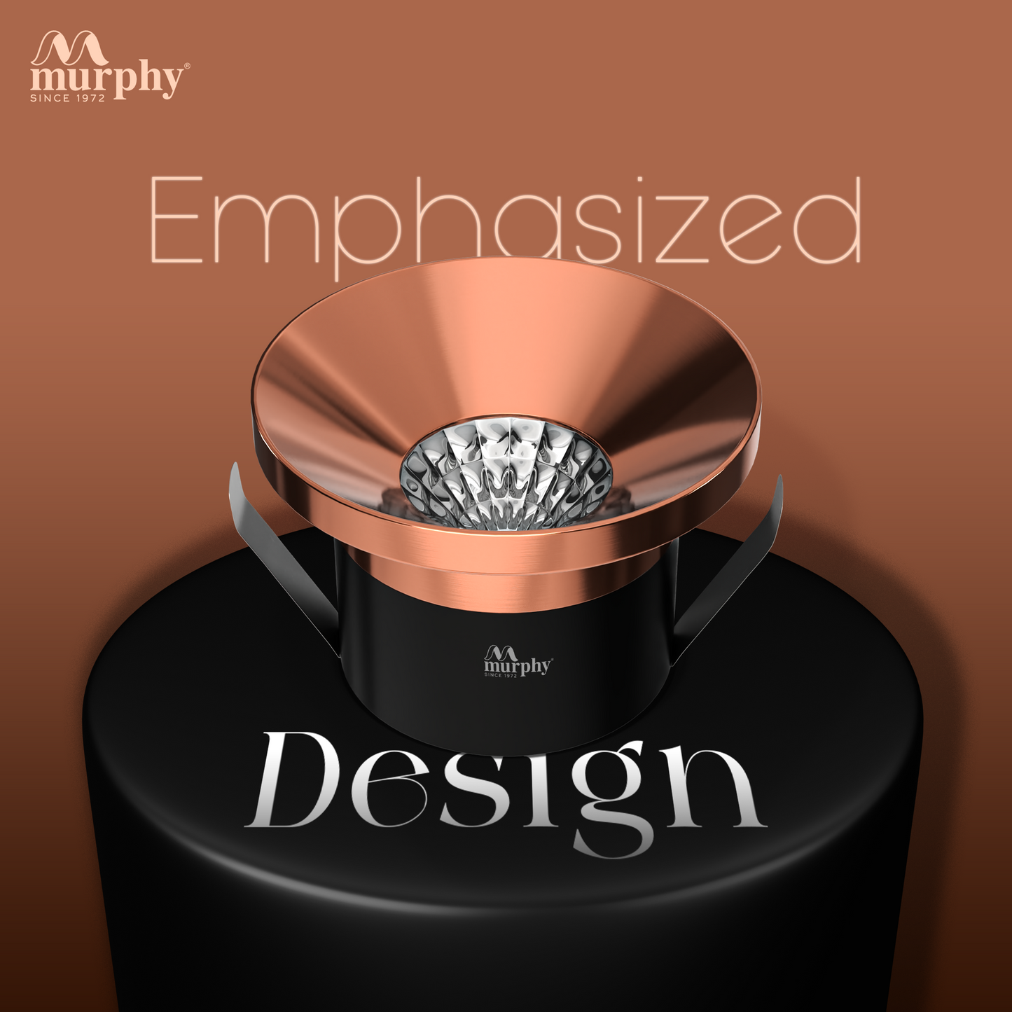 Murphy 3W Rose Gold Button Spot Light