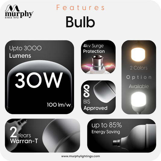 Murphy LED 30W High Wattage Bulb
