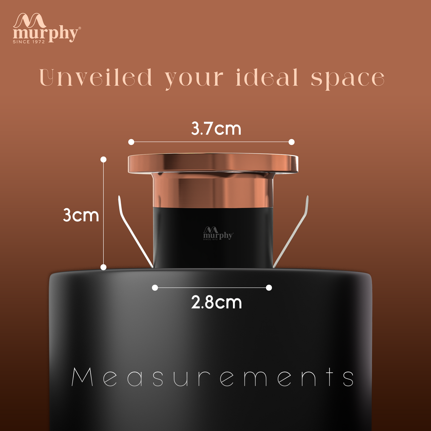 Murphy 3W Rose Gold Button Spot Light