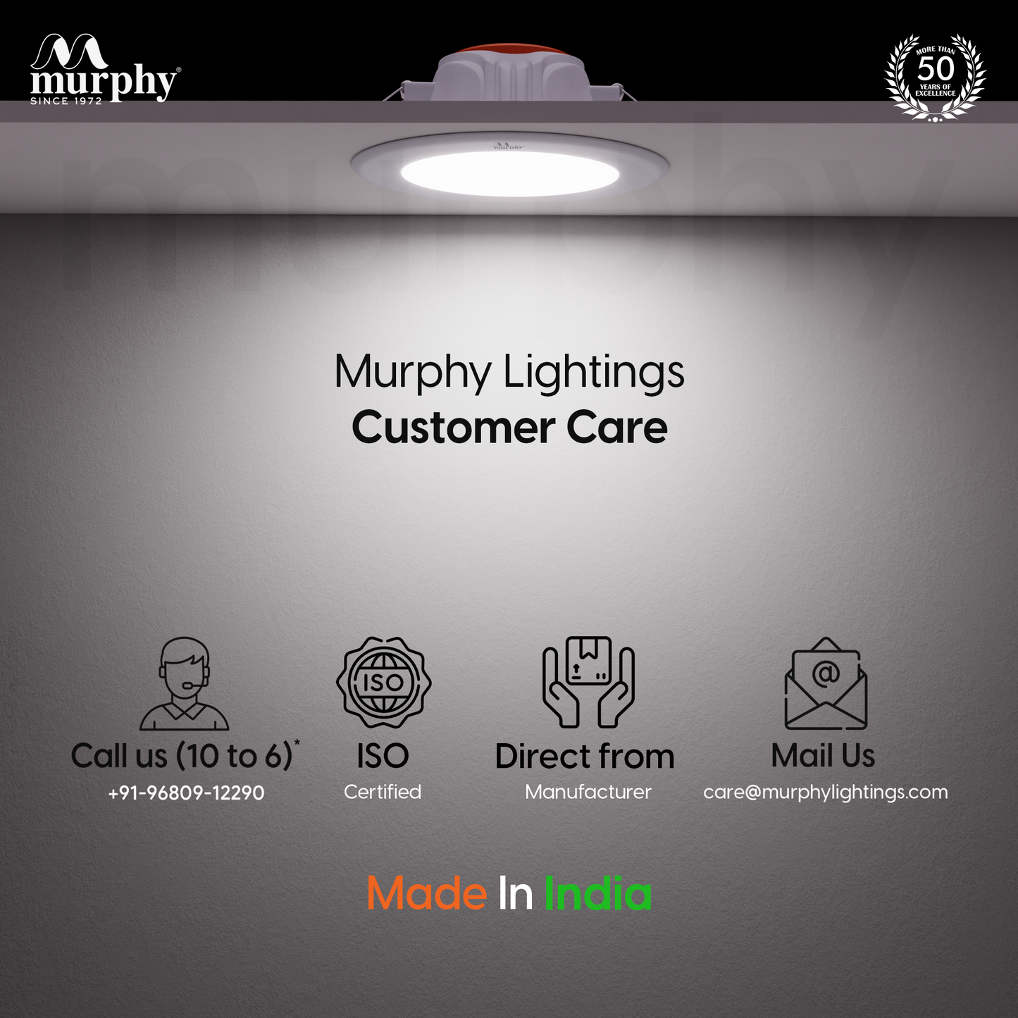 Murphy 7W CORAL LED Concealed Box Down Light