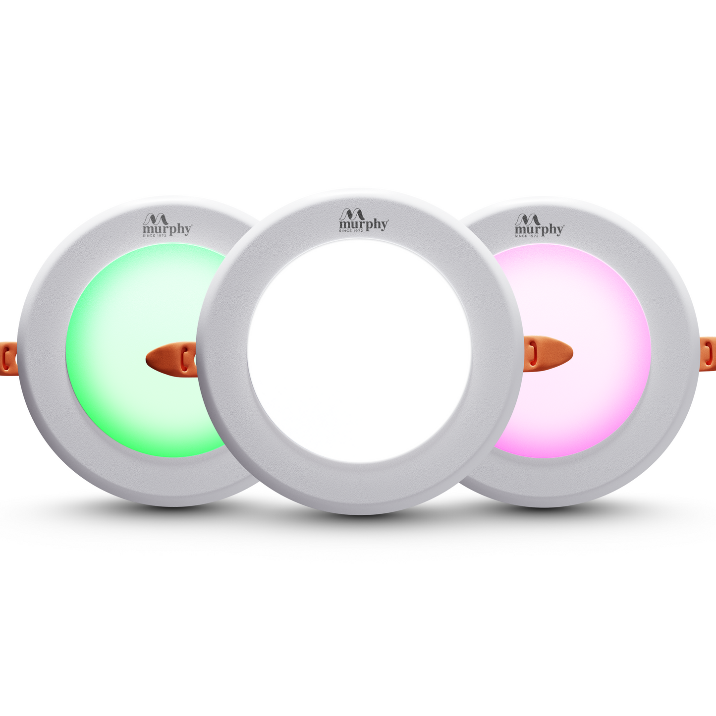 Murphy 7W Comet LED 3-IN-1 Color Changing Down Light : Cool White+ Green+ Pink
