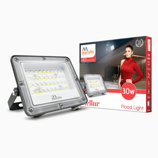 Murphy Steller LED 30W LED Flood Light, IP65 Rated Outdoor Light (Cool White, BIS Approved)