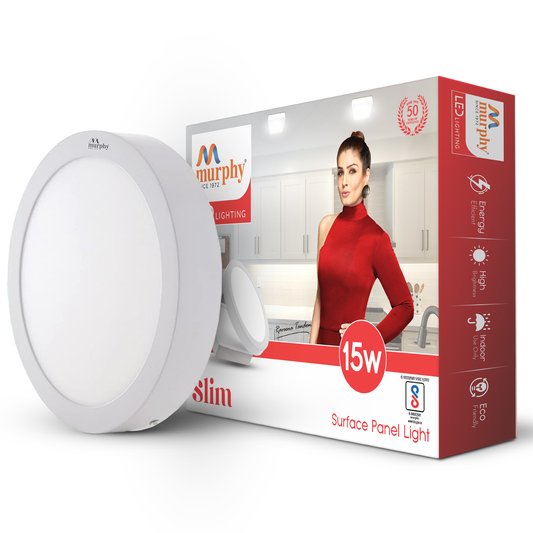 Murphy 15W Slim Round Surface Panel Light