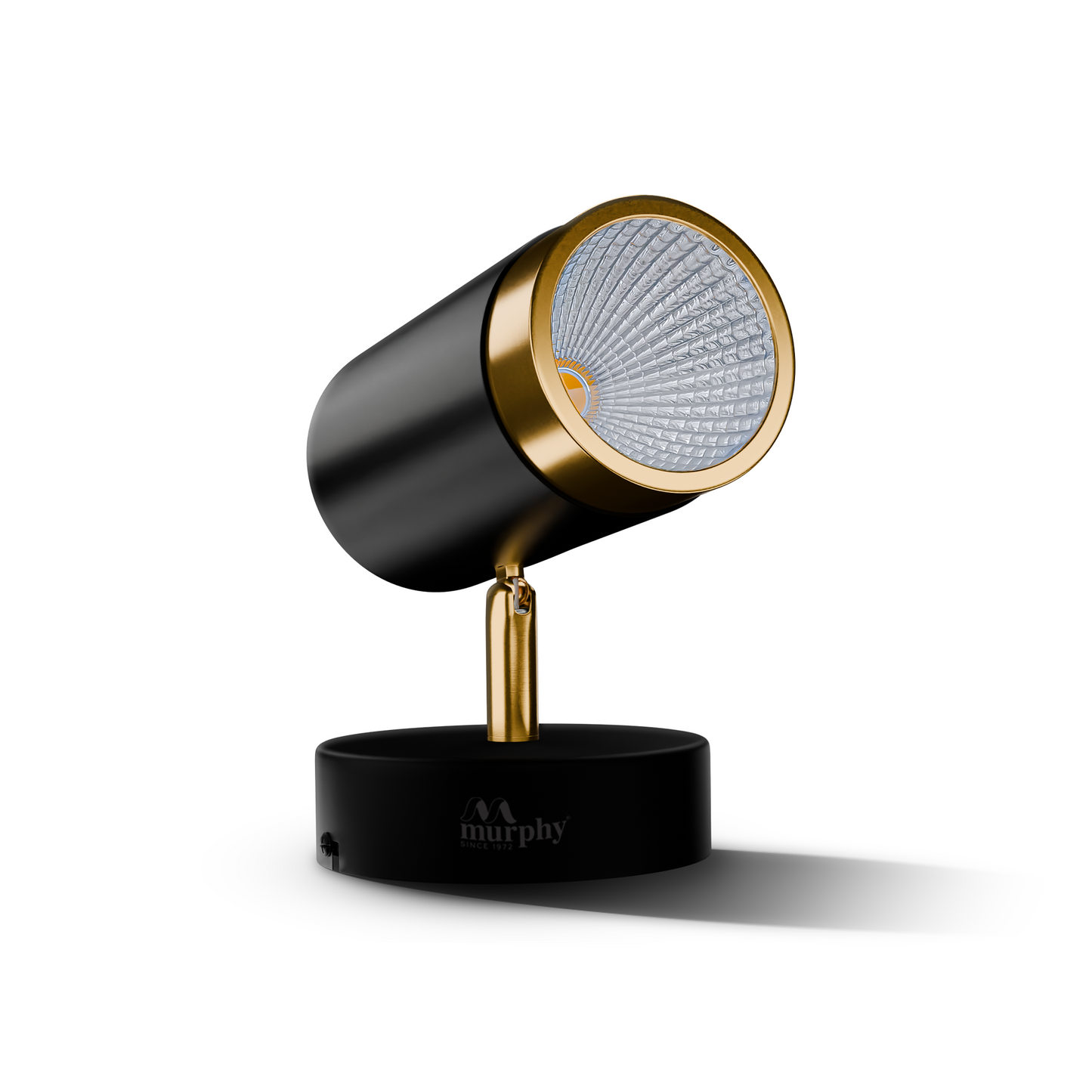 Murphy 10W Black Brass Adjustable Aluminum LED Wall COB Spotlight