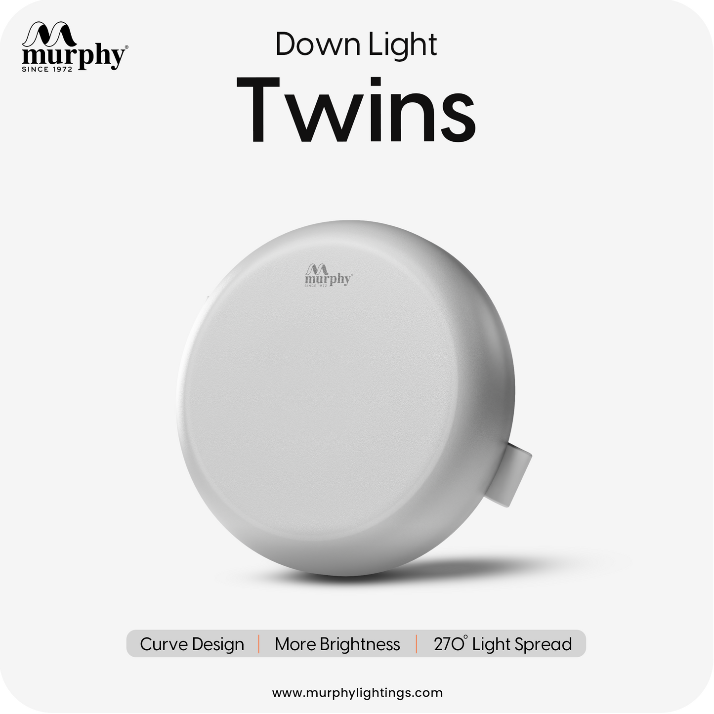 Murphy 7W+7W Twins LED Double Color Deep Junction Box Down Light