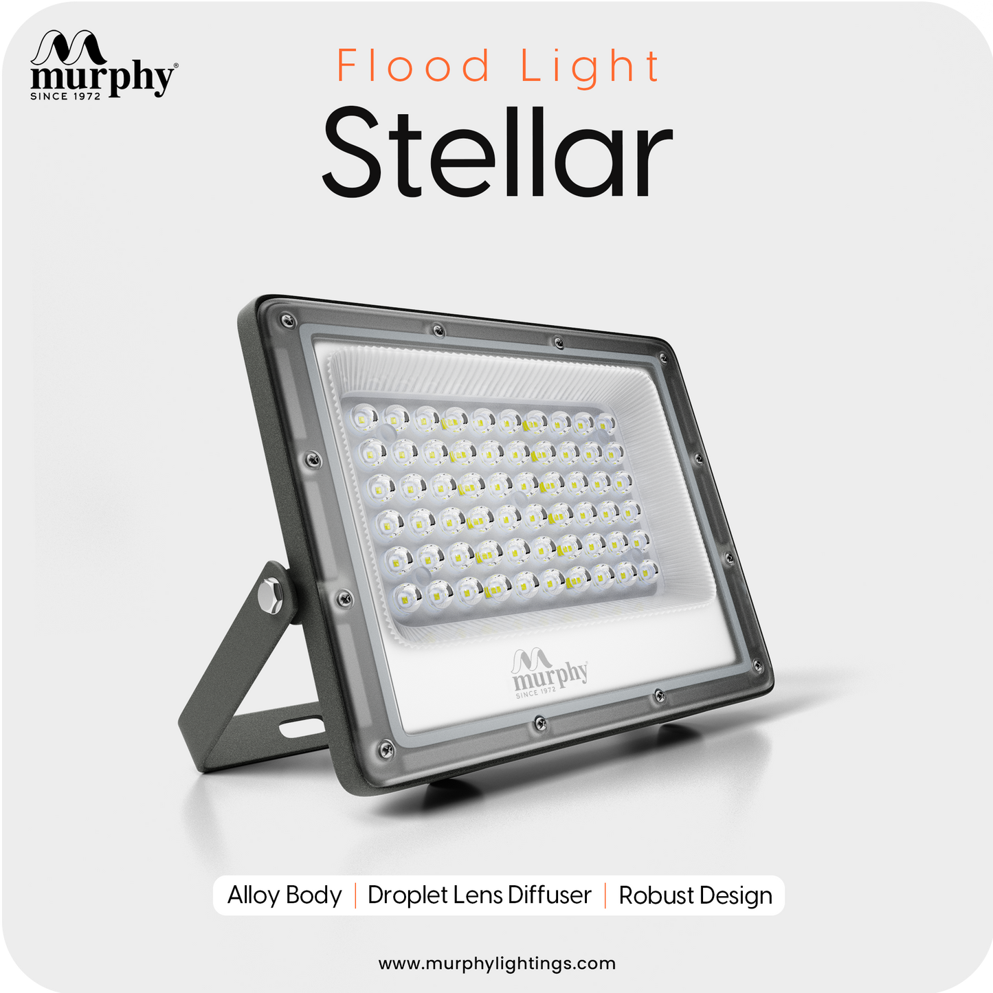 Murphy Steller 30W Led Waterproof with Auto On/Off Day Night Light Sensor Flood Light(Cool White, BIS Approved)