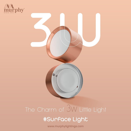 Murphy 3W Disc Round  Surface Cabinet Down Light
