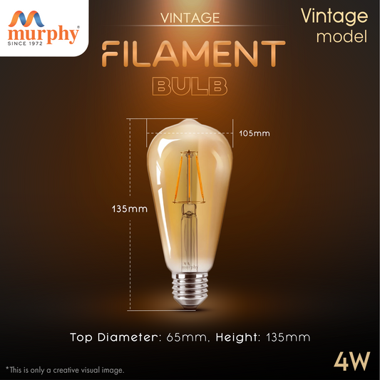 MURPHY LED E27 VINTAGE FILAMENT BULB
