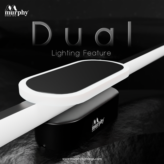 Murphy 16+2W 2FT 3-IN-1 Colour Black Finish Mirror Twins Light