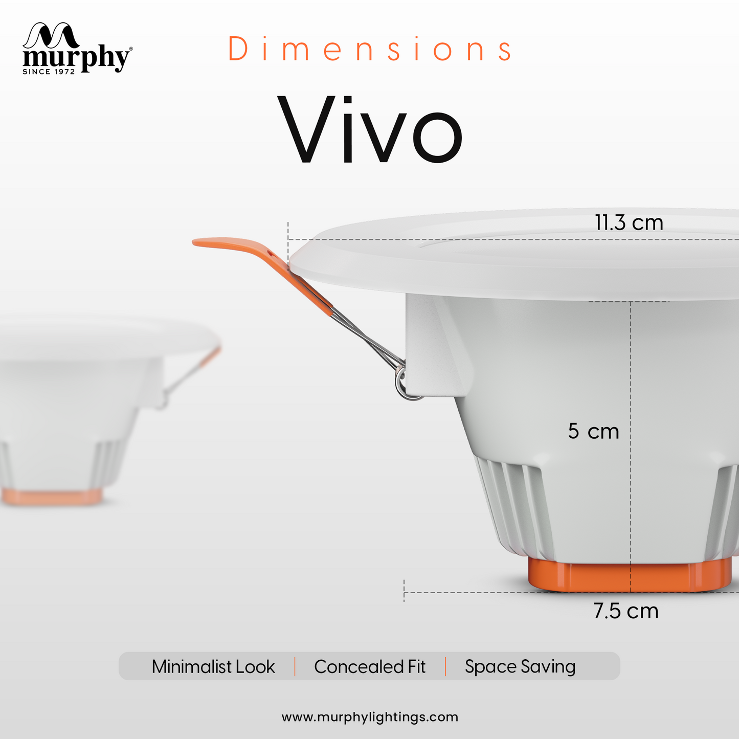 Murphy 7W Vivo LED Concealed Box Down Light