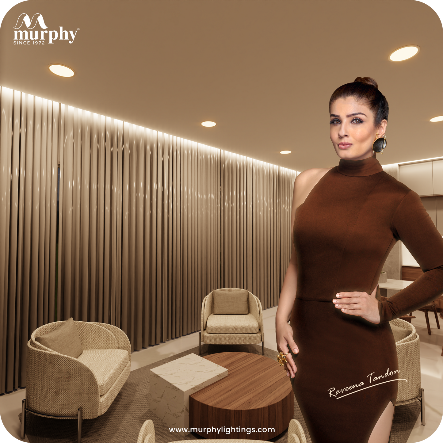 Murphy 22W Slim Round Recess Panel Light