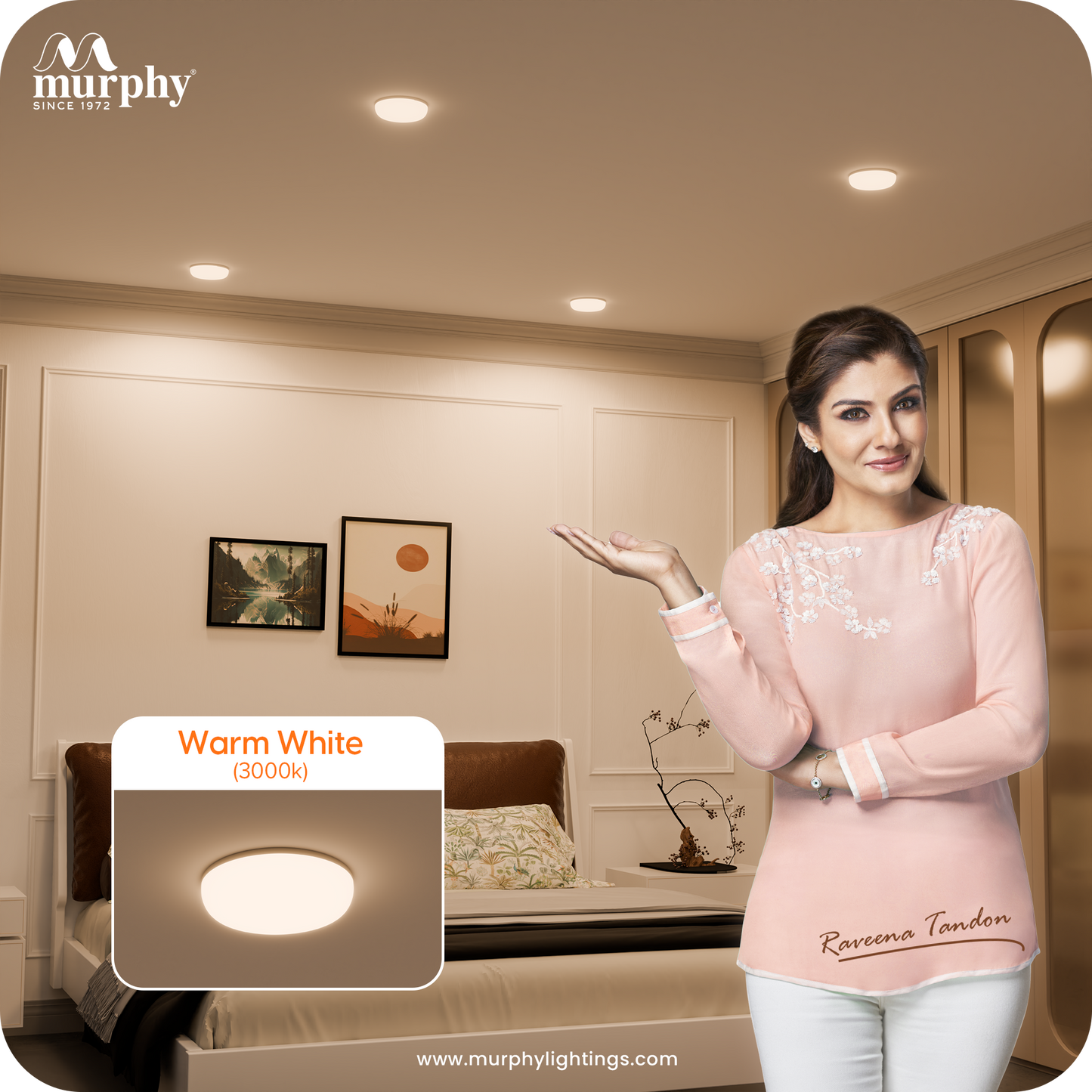 Murphy 7W Round LED Deep Junction Box/Ceiling Down Light
