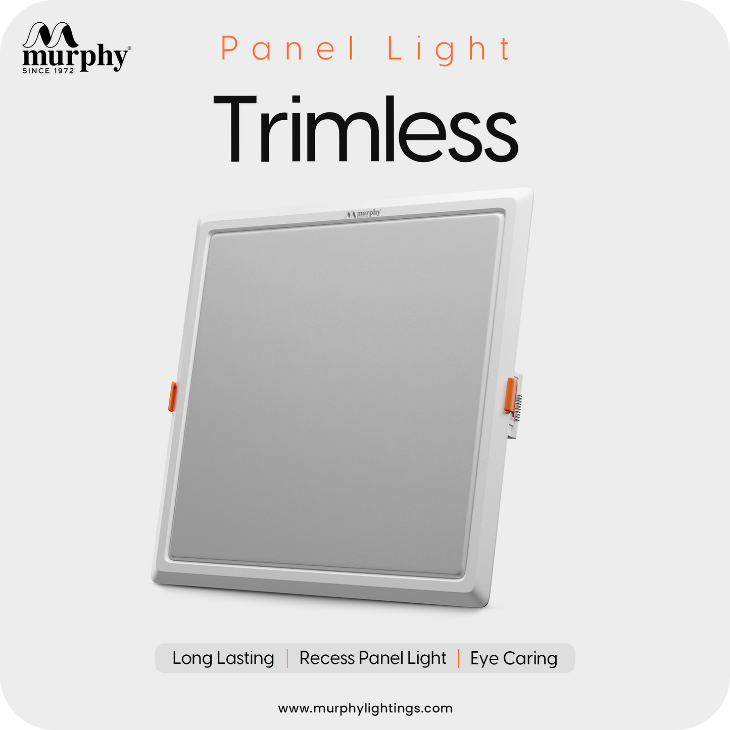 Murphy 15W Trimless 3 Color Changing Square Recess Panel Light
