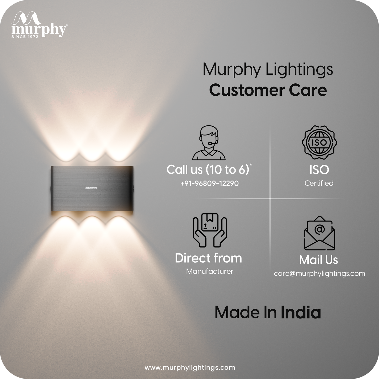 Murphy 6W LED Sixer Up & Down Light