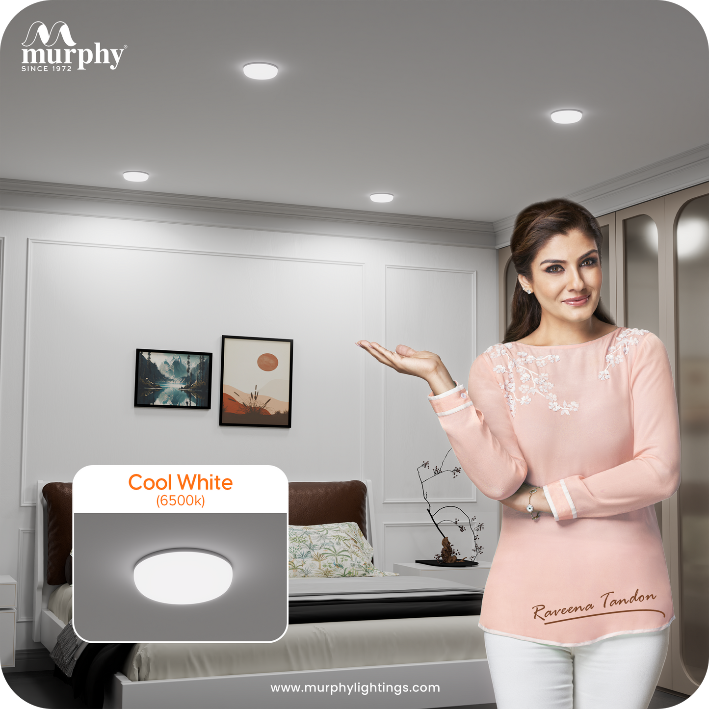Murphy 7W Round LED Deep Junction Box/Ceiling Down Light