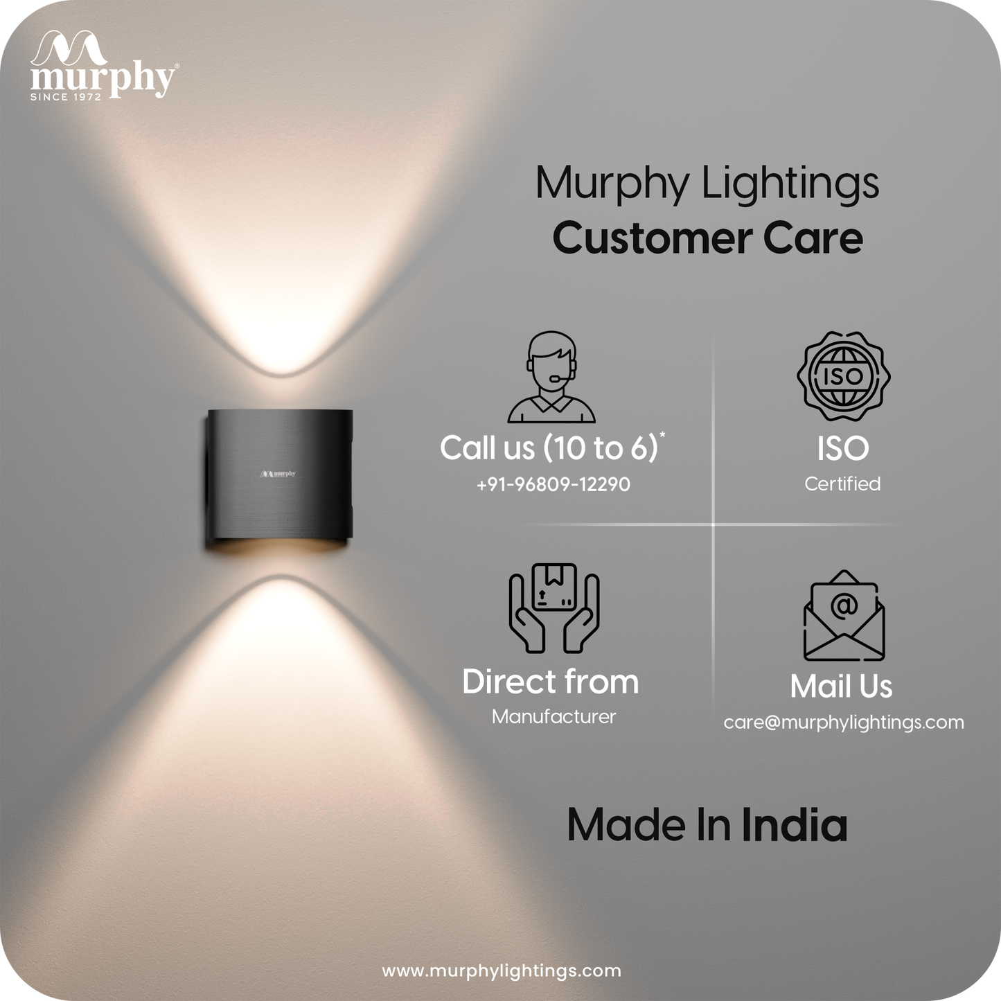 Murphy 2W LED Wayon Up & Down Light