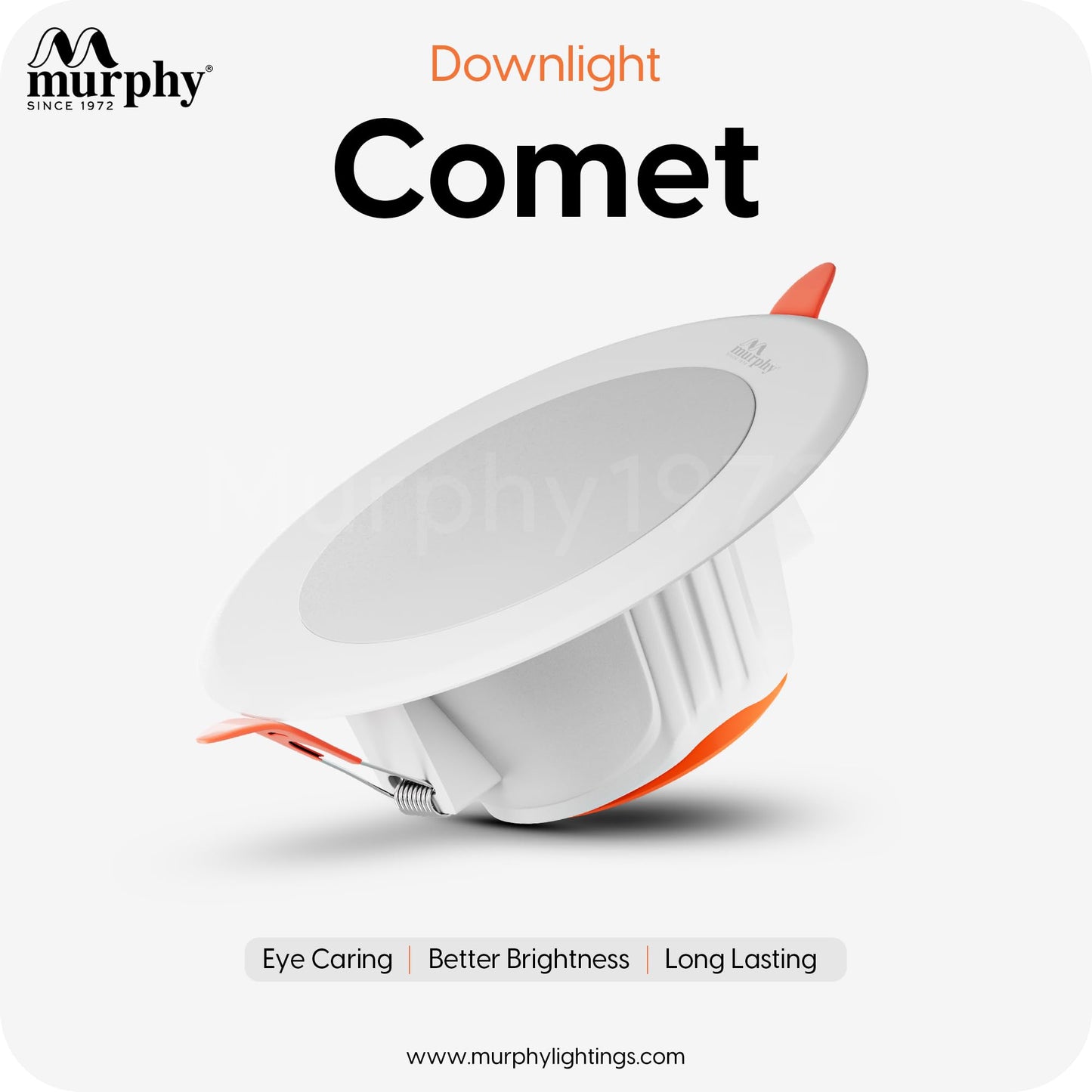 Murphy 12W LED Down Light, Round, Recessed Ceiling LED Light, Suited for 3 inch Junction Box/Concealed Box (2 Years Warranty)