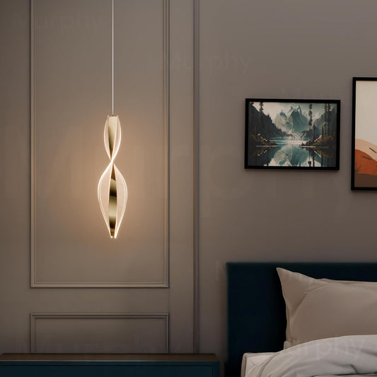 Murphy 3-in-1 Color Changing Pendant Light – 2-Year Warranty |French Gold|Modern LED Hanging Lamp
