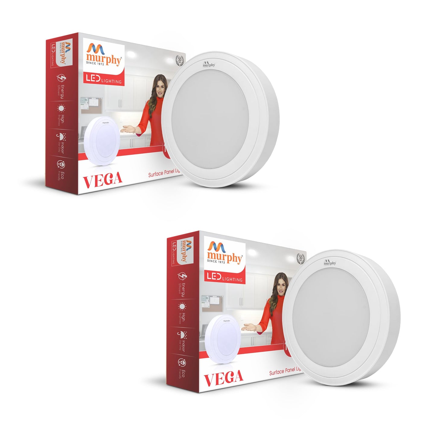 Murphy 15W Vega Round Surface Panel Light