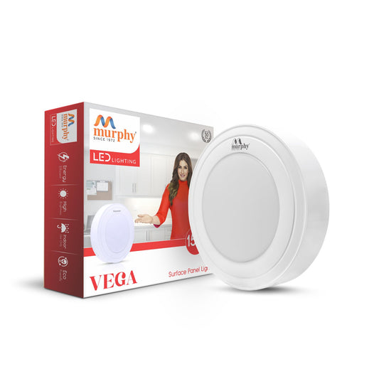 Murphy 10W Vega Round Surface Panel Light