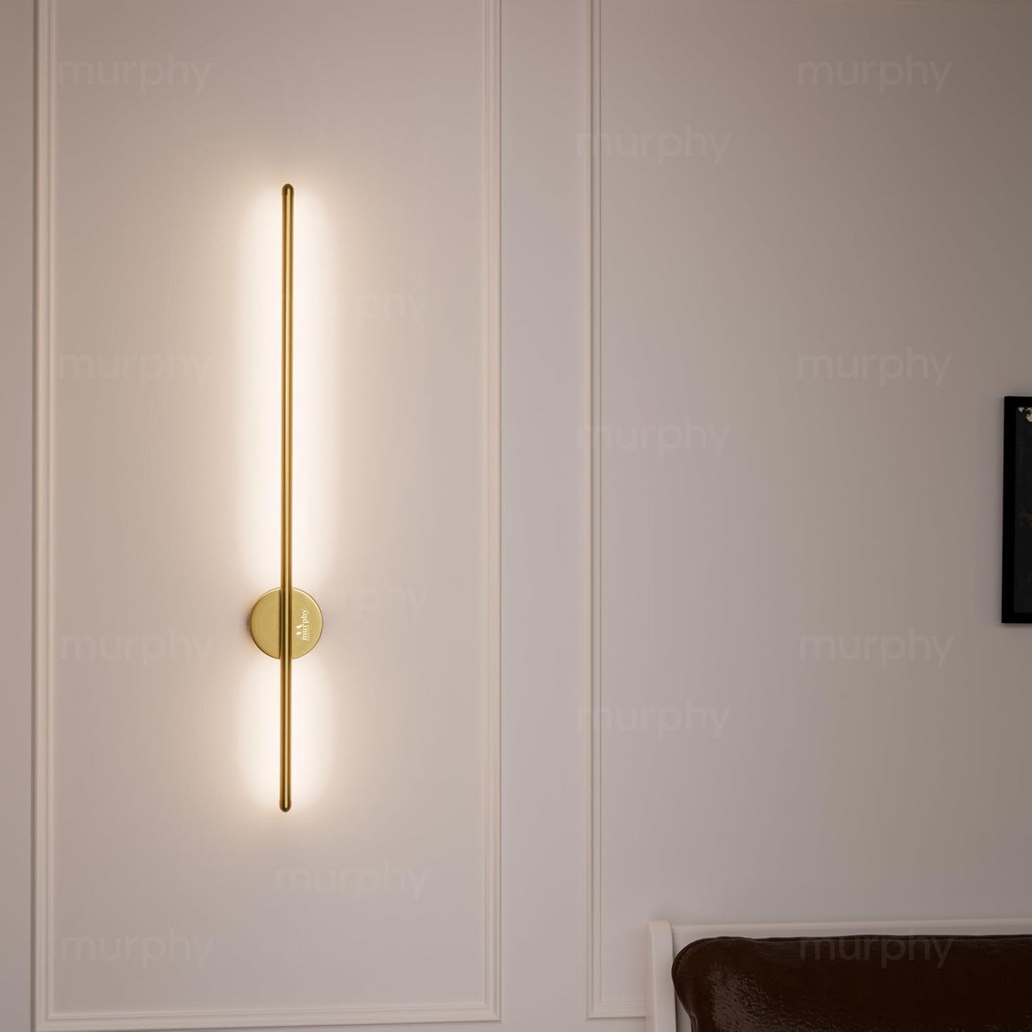 Murphy LED (Wall Highlighter) - 12W, 3-in-1 Color Changing, Modern Gold Finish Wall Sconce Light Stylish Home Decor