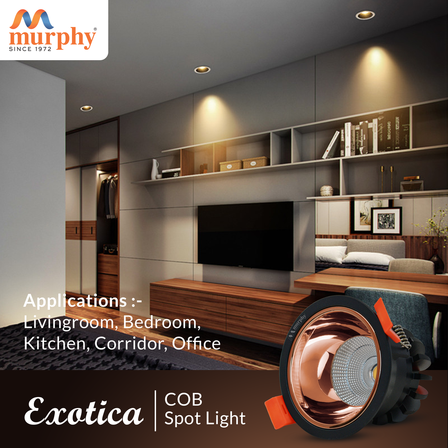Murphy 12W Exotica COB Down Light