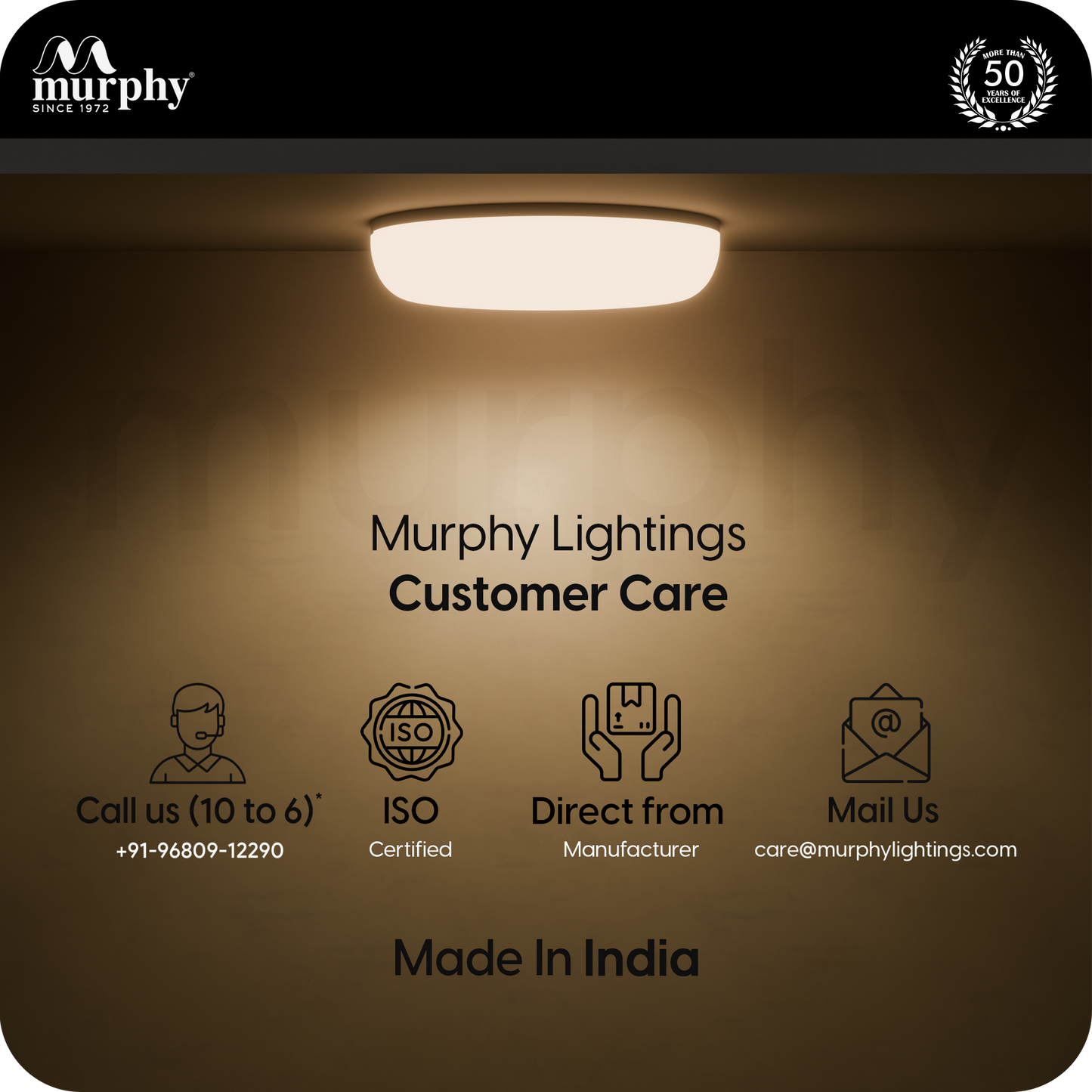 Murphy 7W Round LED Deep Junction Box/Ceiling Down Light