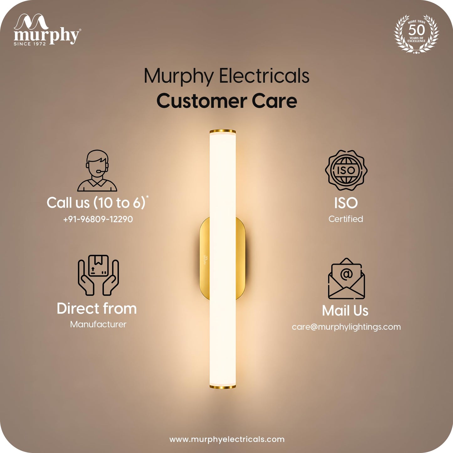 Murphy Helix 18W LED Picture Light, 3C Color Changing (CW/WW/NW), Antique Gold Finish, Modern Wall Mounted Mirror Light for Bathroom, Dressing & Artwork Lighting (Pack of 1)