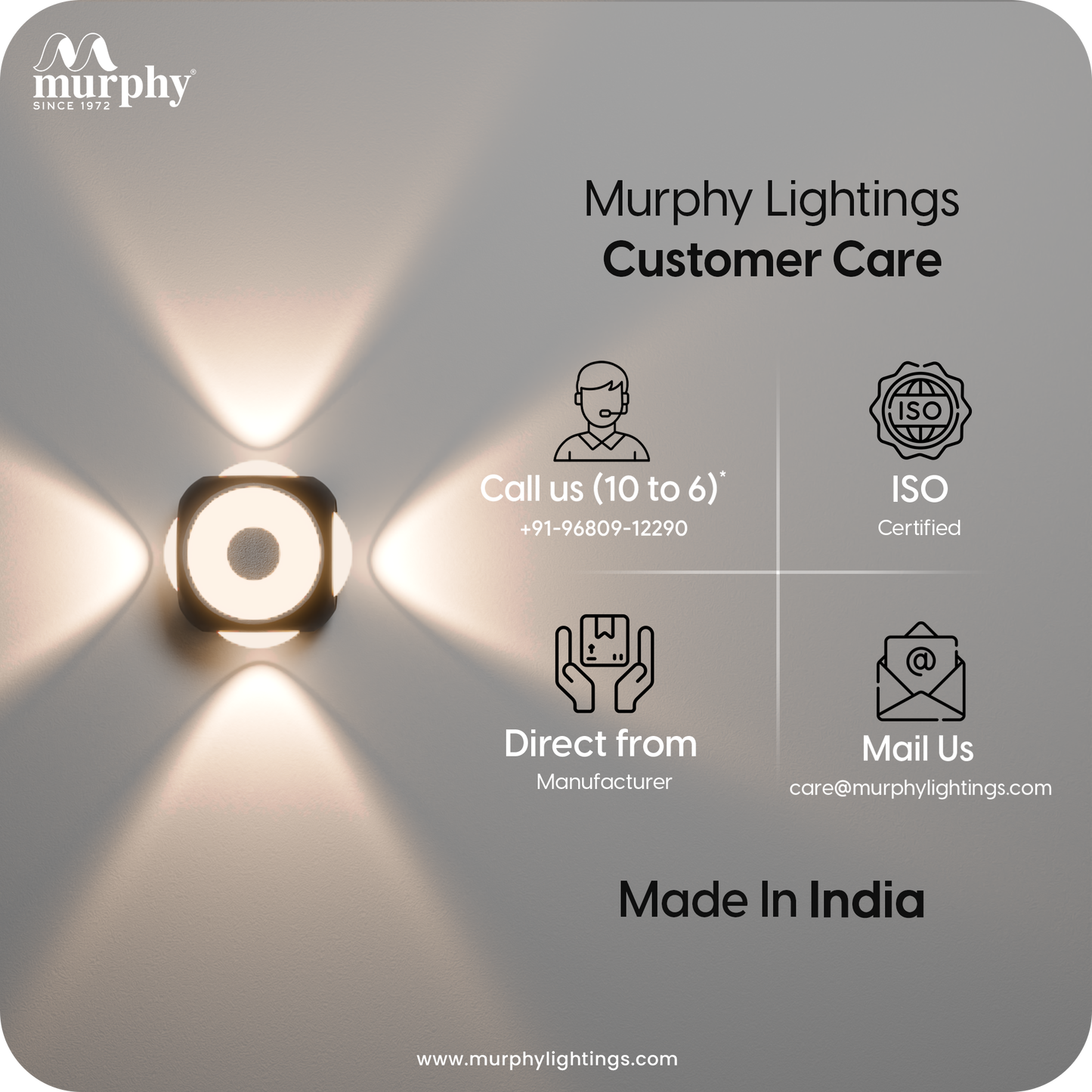 Murphy 6W LED Up Down Omni Arc Wall Light