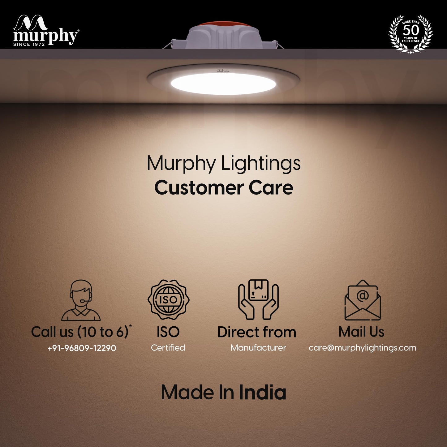 Murphy 7W Croma LED Concealed Box Down Light