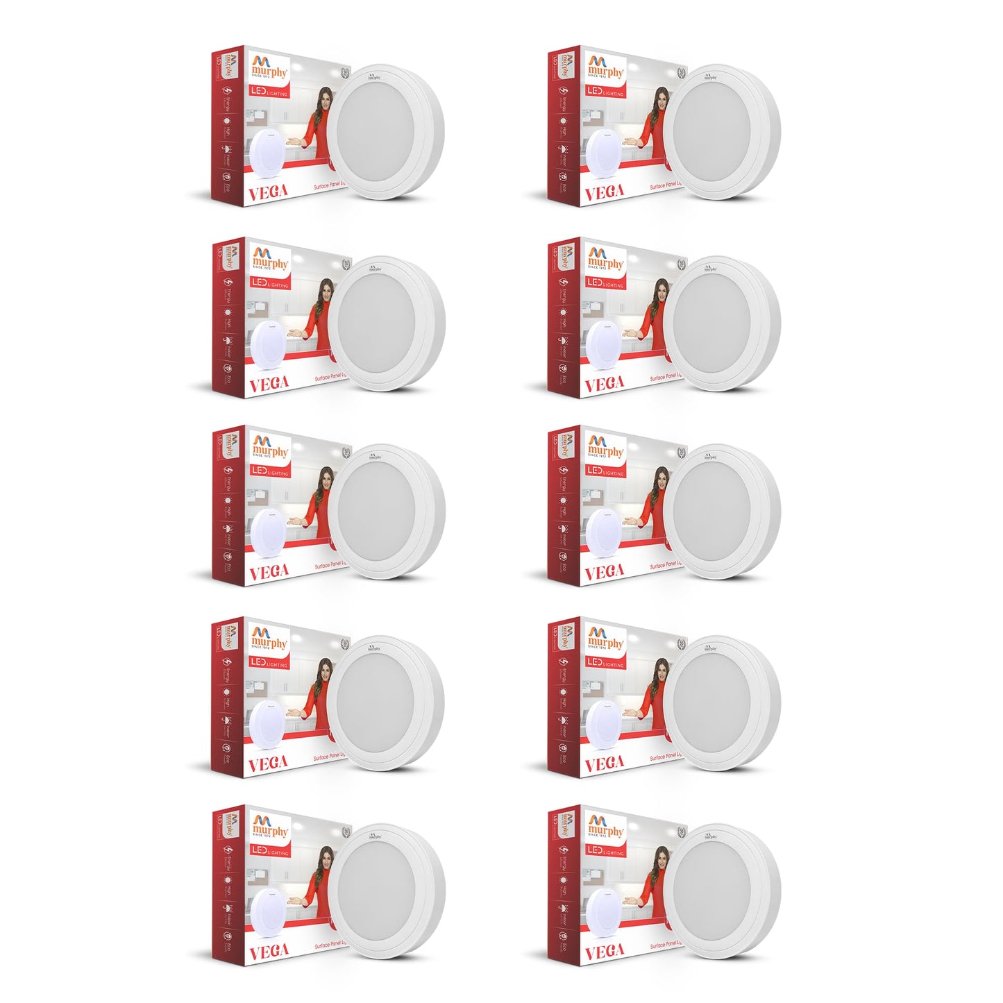 Murphy 15W Vega Round Surface Panel Light