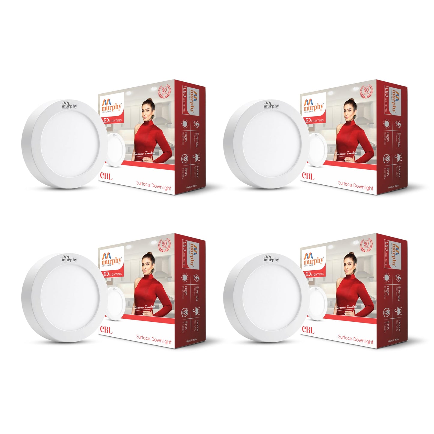 5W CBL Murphy 3-IN-1 Round Surface LED Down Light : R/B/P