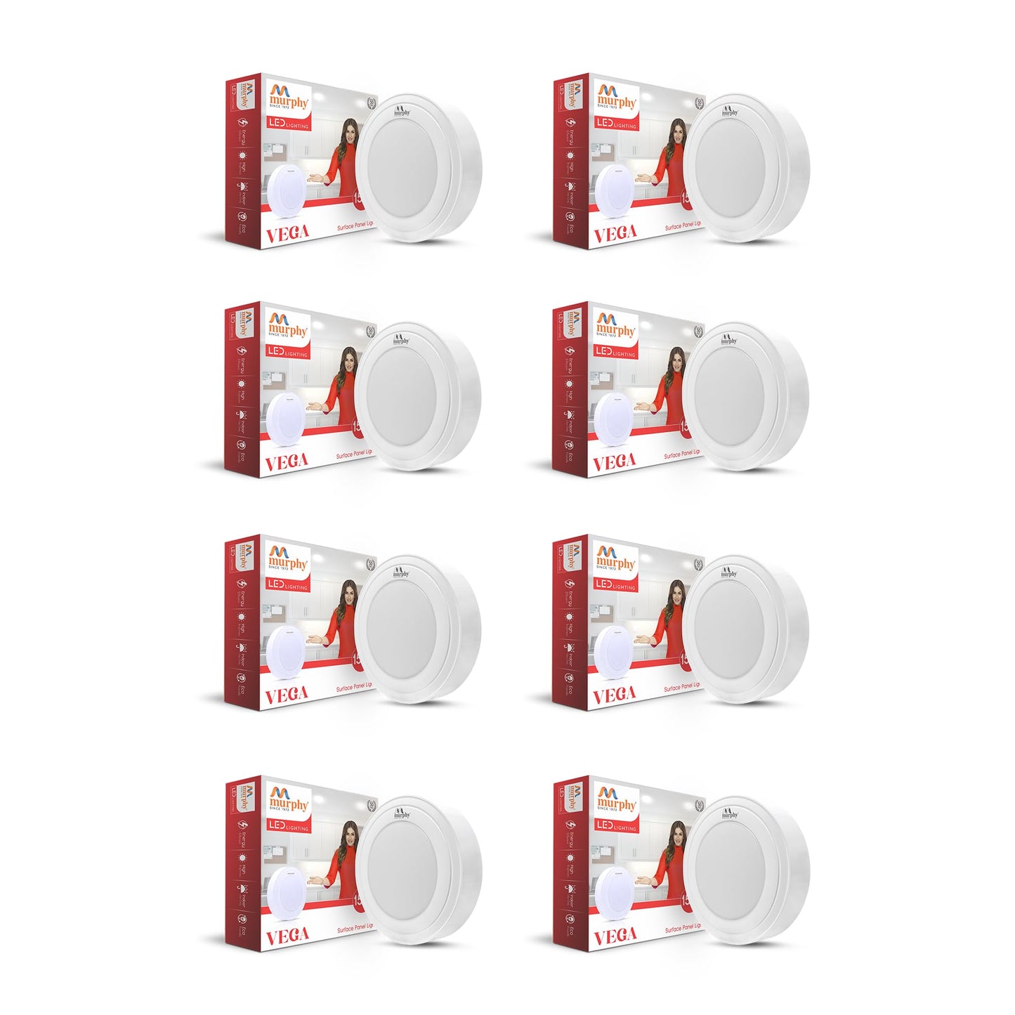 Murphy 10W Vega Round Surface Panel Light