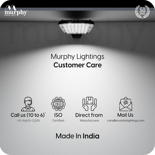 Murphy LED Lensy 50W Dusk to Dawn Auto Day/Night ON/Off Street Light, IP-65 Outdoor Light Cool White