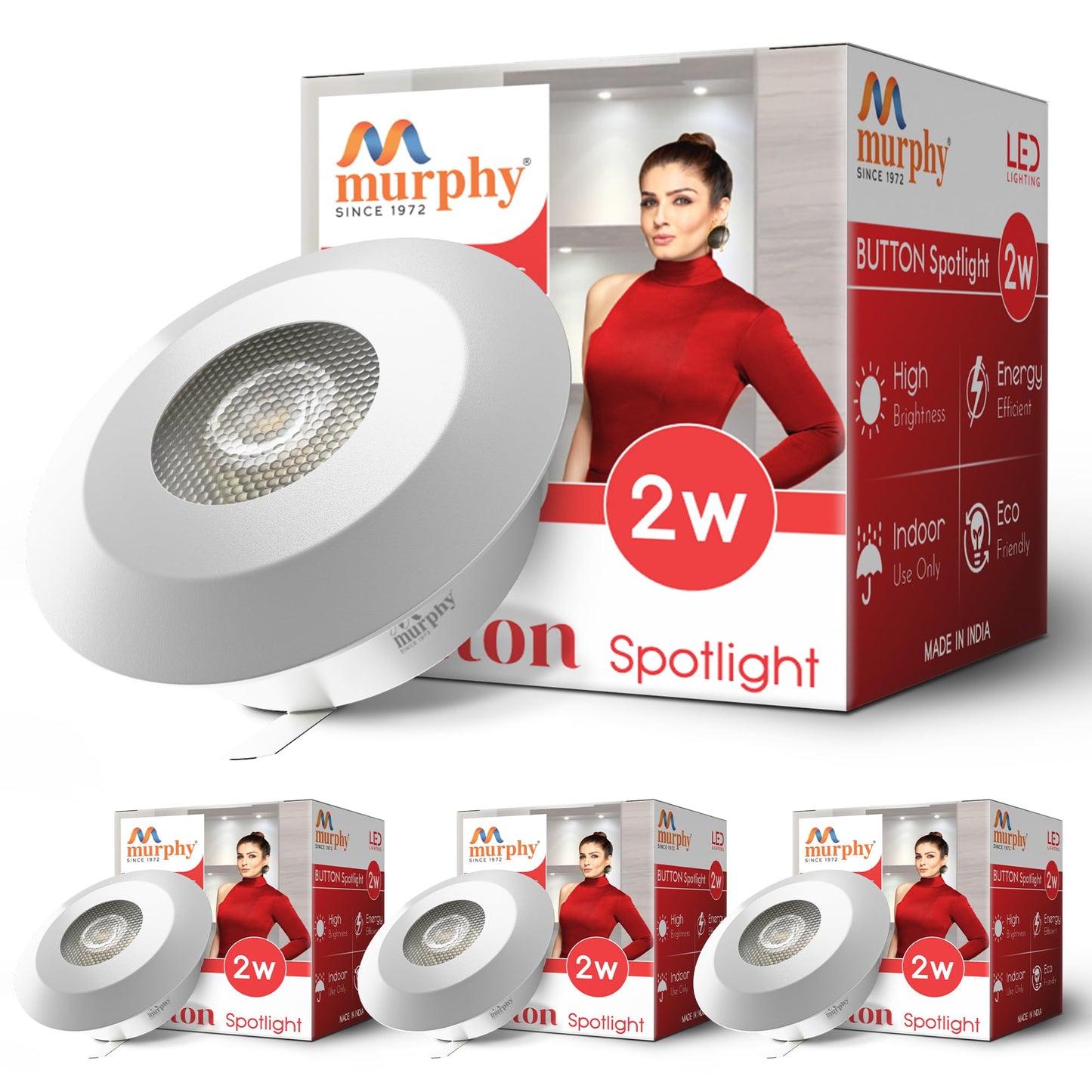 Murphy 2W Button Spot Light
