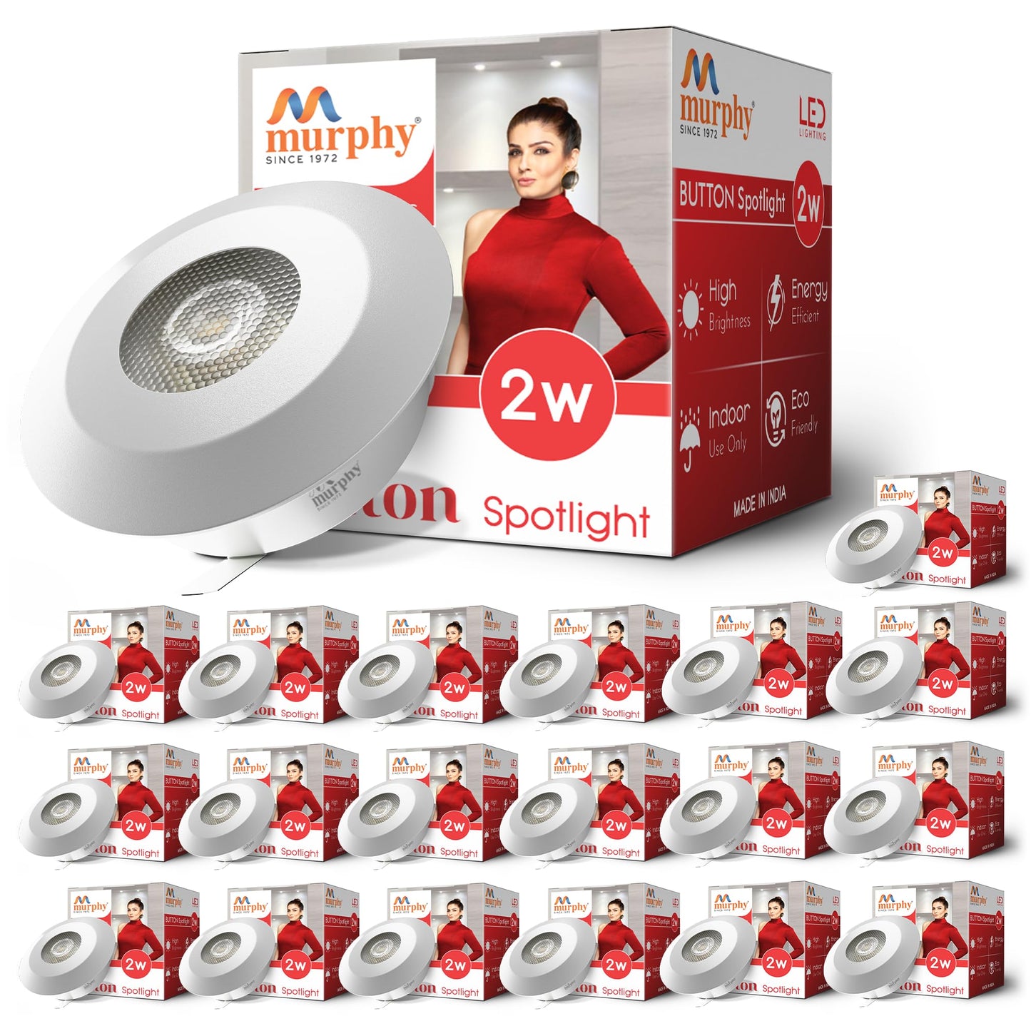 Murphy 2W Button Spot Light