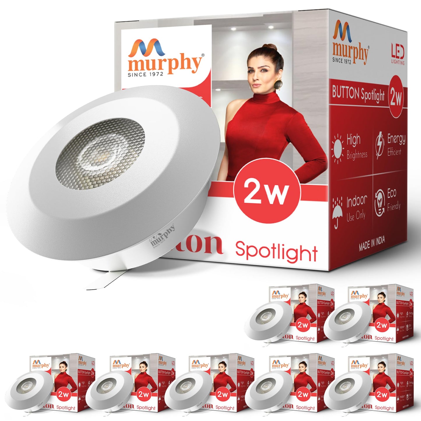 Murphy 2W Button Spot Light