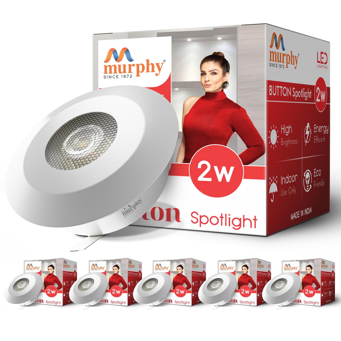Murphy 2W Button Spot Light