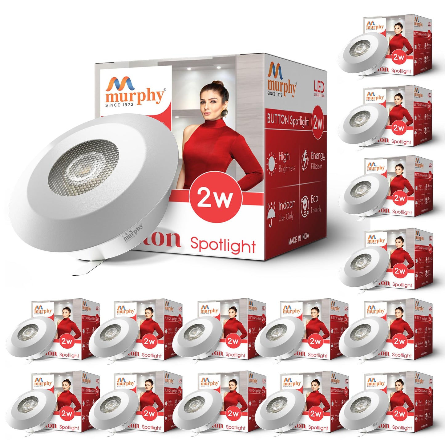 Murphy 2W Button Spot Light
