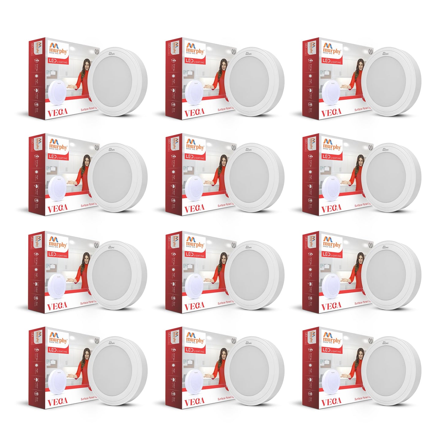 Murphy 15W Vega Round Surface Panel Light