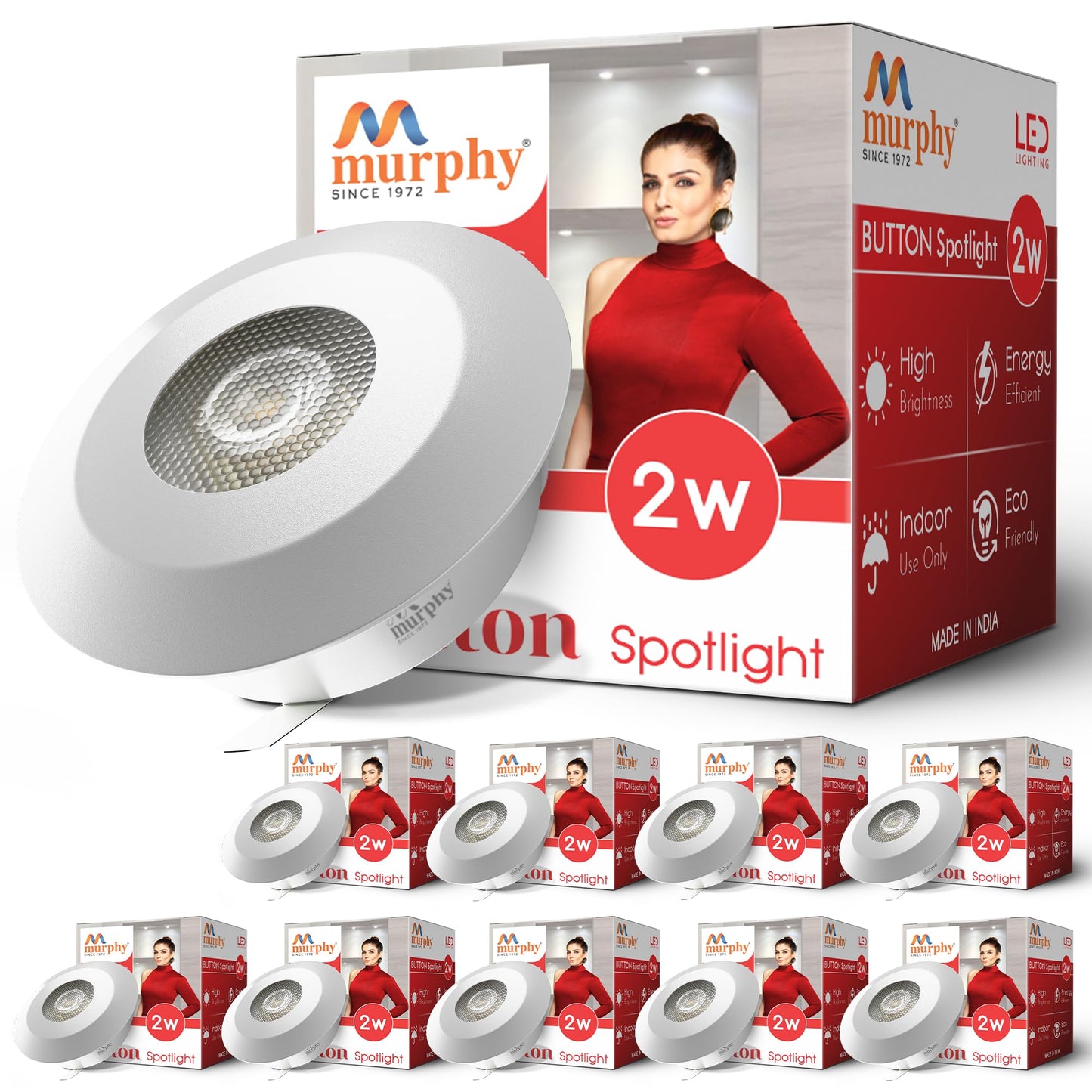 Murphy 2W Button Spot Light