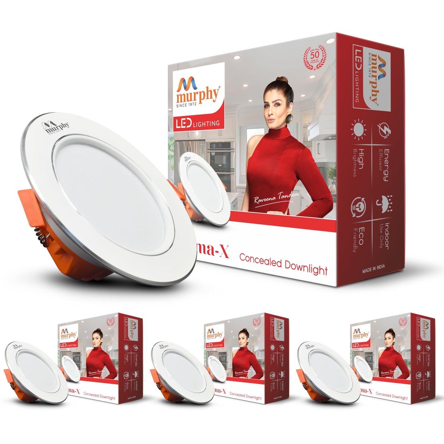 Murphy 7W Croma LED Concealed Box Down Light