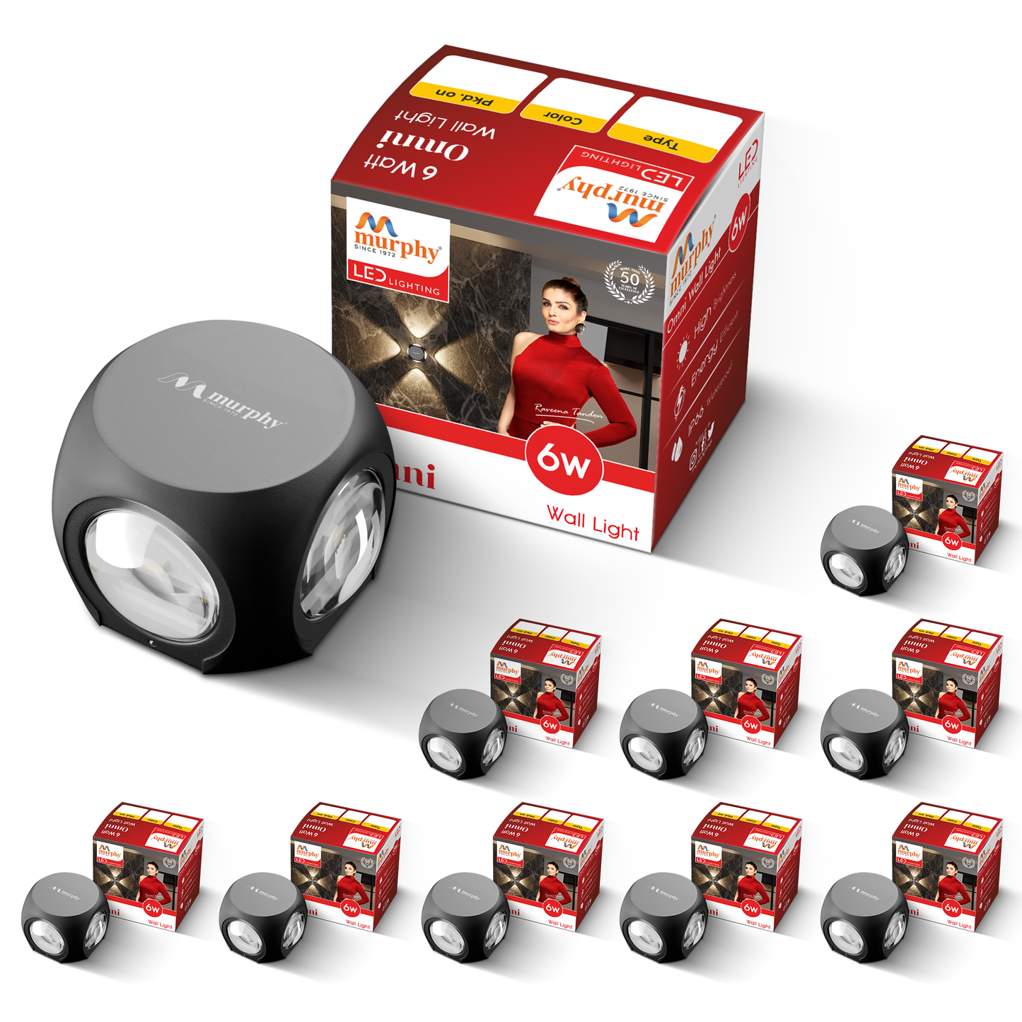 Murphy 6W LED Omni Wall Light