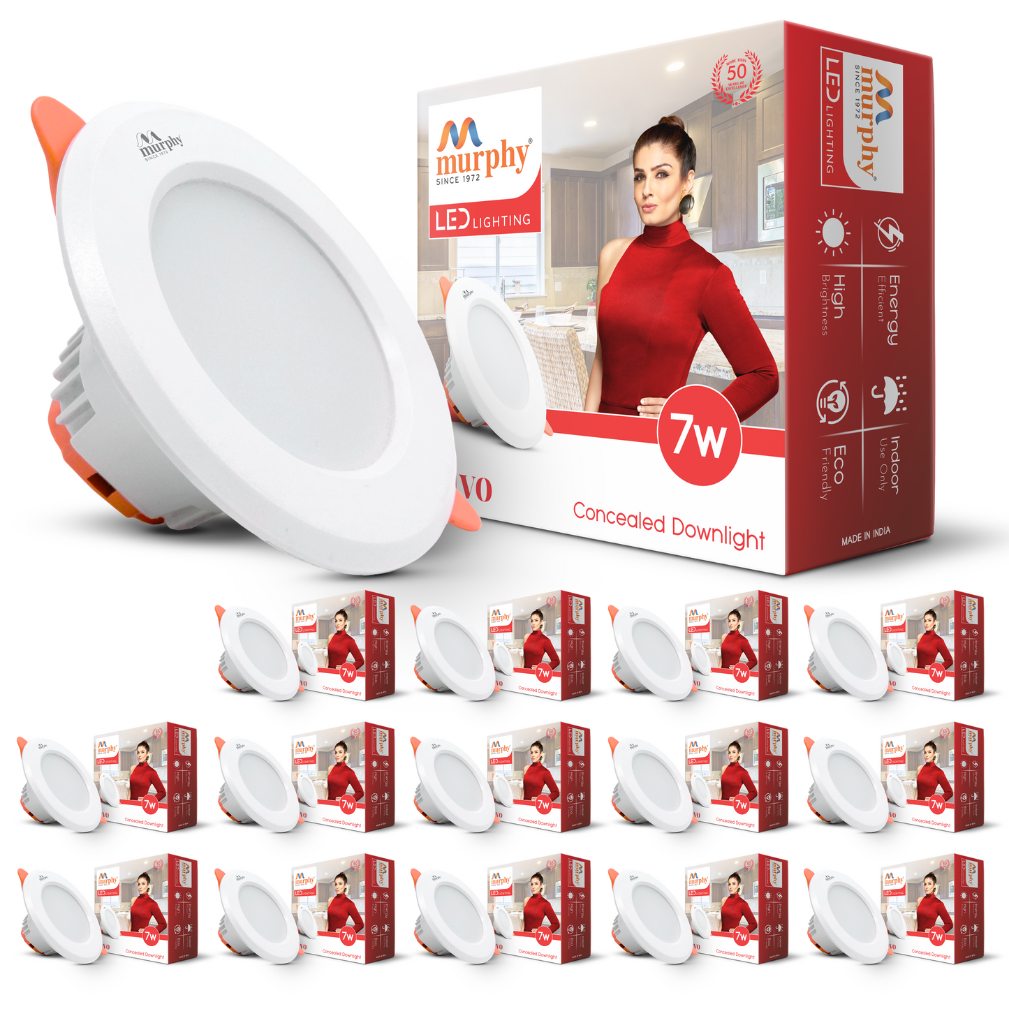 Murphy 7W Vivo LED Concealed Box Down Light