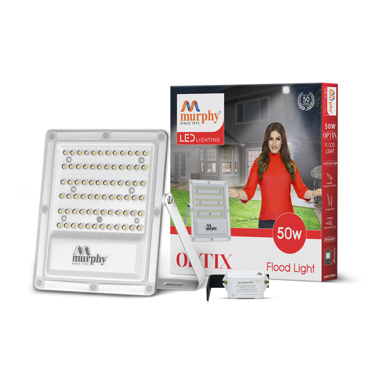 Murphy LED 50W OptiX Flood Light With Auto On/Off Day Night Light Sensor